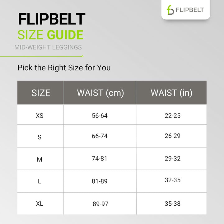 FlipBelt Damen Leggings XS Flieder, XS Flieder