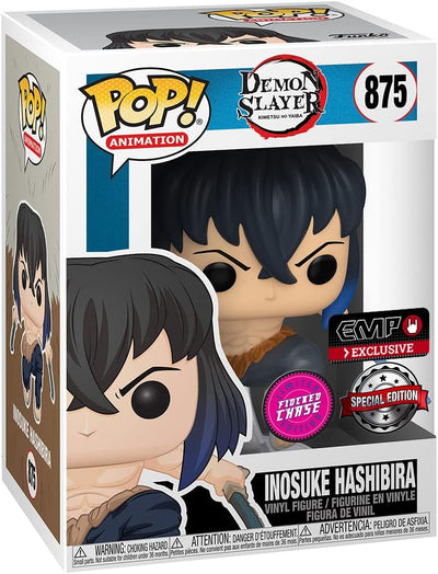 Demon Slayer Inosuke (Chase Edition möglich!) (Flocked) Vinyl Figur 875 Unisex Funko Pop! Standard