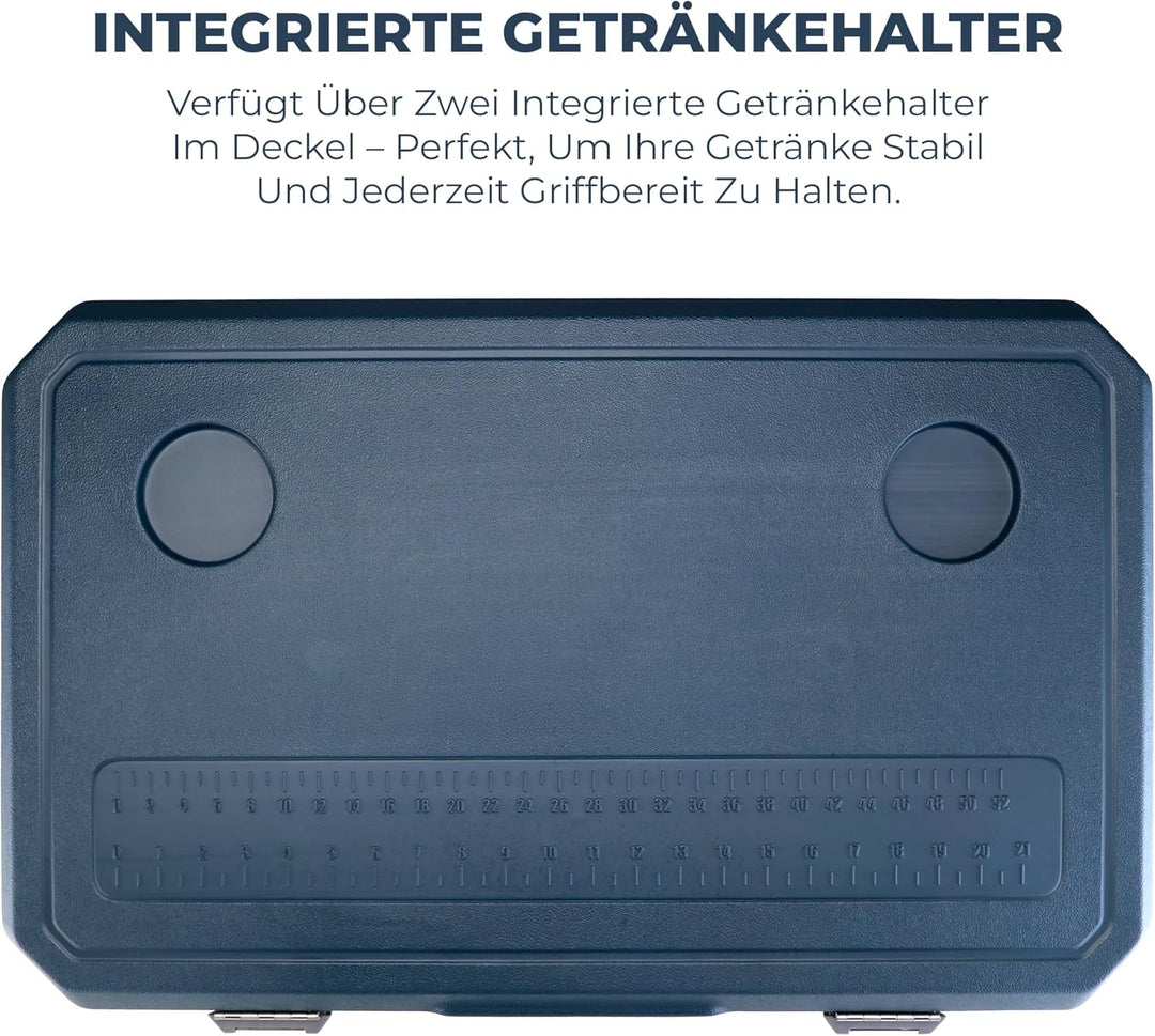Subcold MOBI Rollkühlbox - Isolierte Kühlbox auf Rollen mit Griffen und Ablauf | Eiskühler für Reise