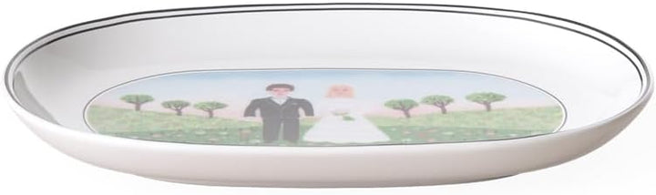 Villeroy und Boch Design Naif Beilagenschale, 16 cm, Premium Porzellan, Weiss/Bunt