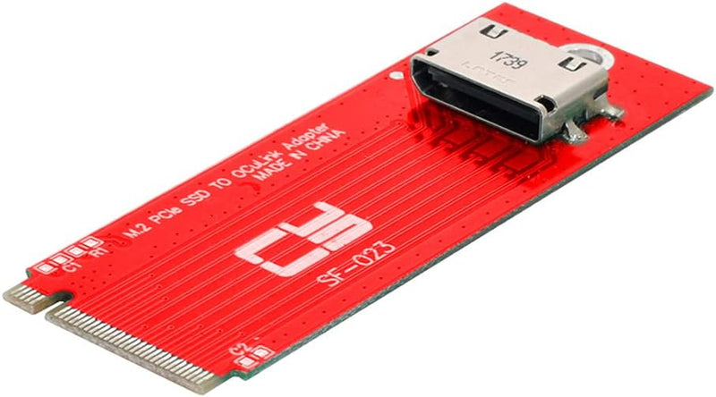 NFHK PCI-E 3.0 M.2 M-Key auf Oculink SFF-8612 SFF-8611 Host-Adapter für PCIe Nvme SSD 2260 Adapter B