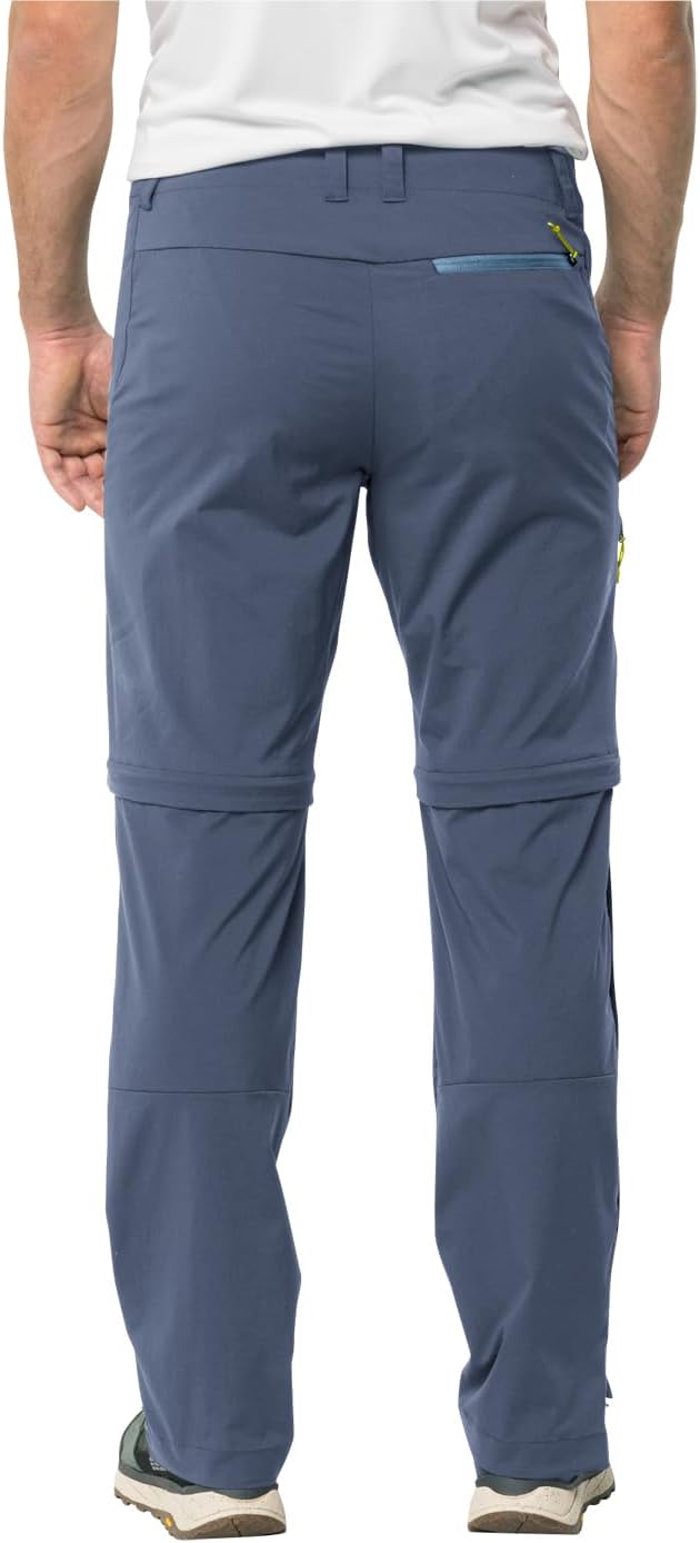 Jack Wolfskin Herren Wanderhose Glastal Zip Away Pants M 48 Evening Sky, 48 Evening Sky