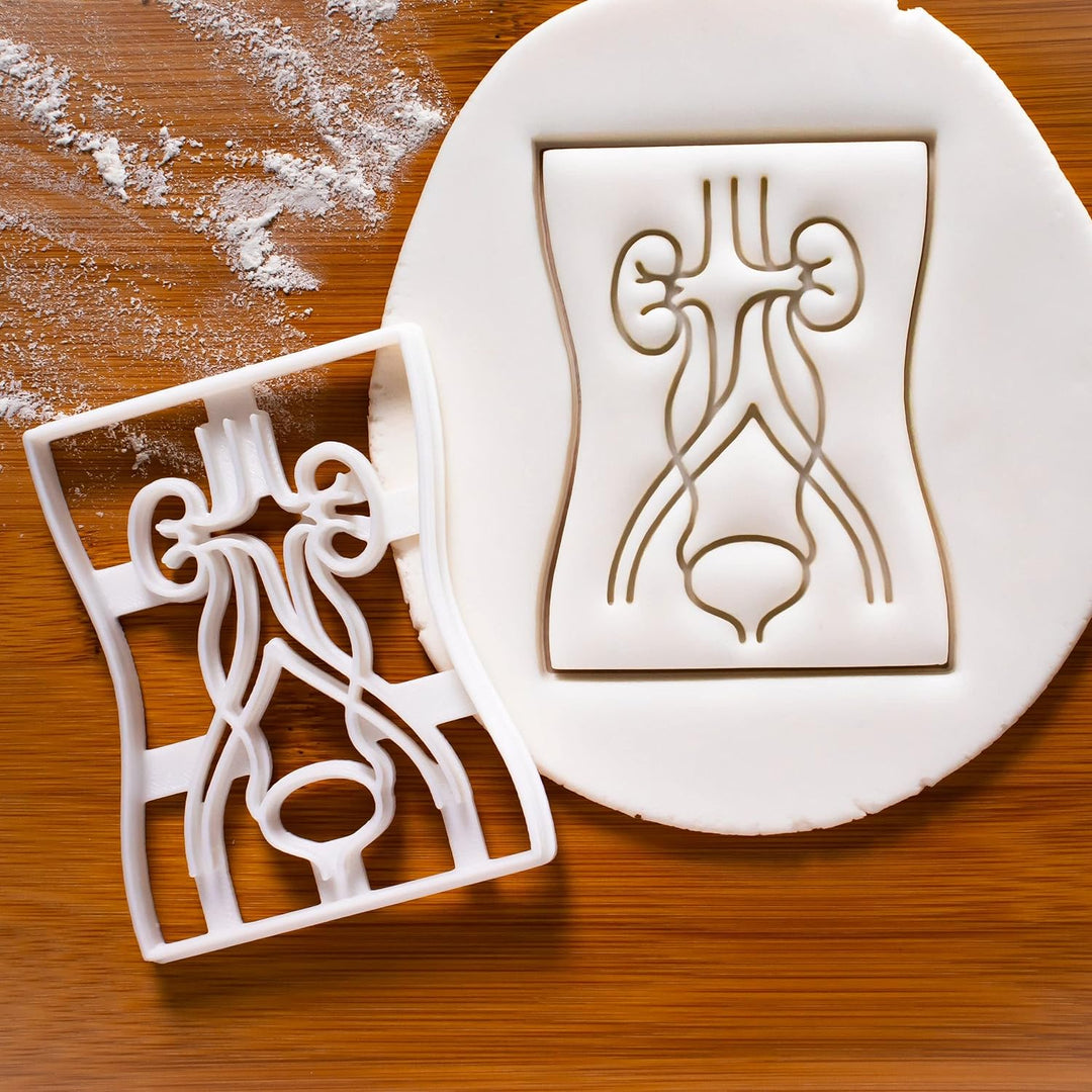 2er Set Ausstechformen (Formen: Nephron & Harnwege), 2 Teile, Bakerlogy