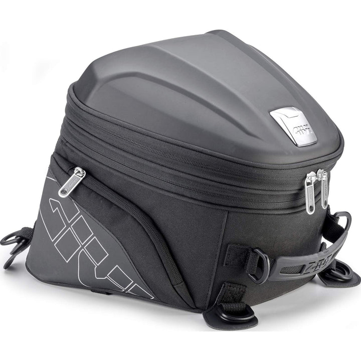 Erweiterbare Hecktasche für sportliche Motorräder 22 Liter Volumen