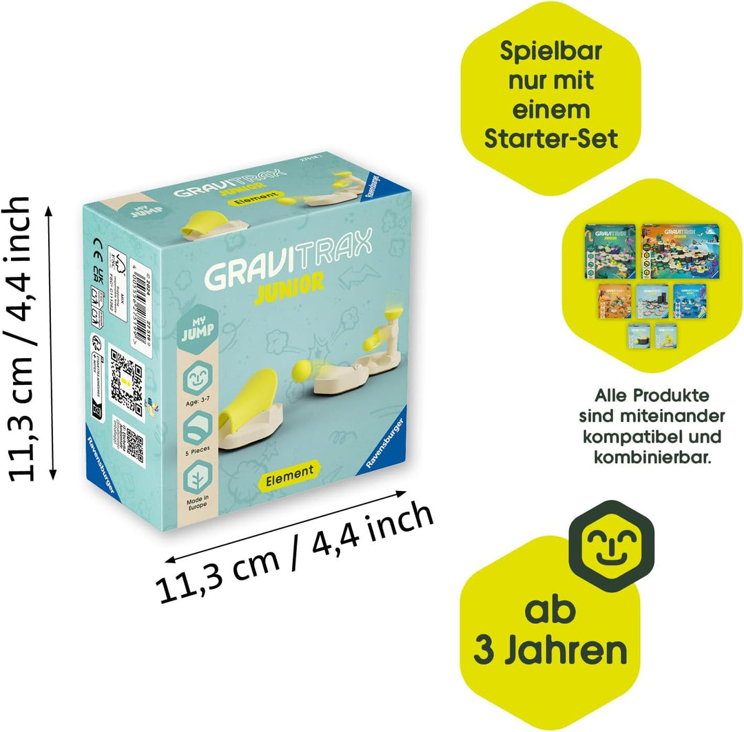 Ravensburger 23749 GraviTrax Junior Element Jump, Murmelbahn für Kinder ab 3 Jahren