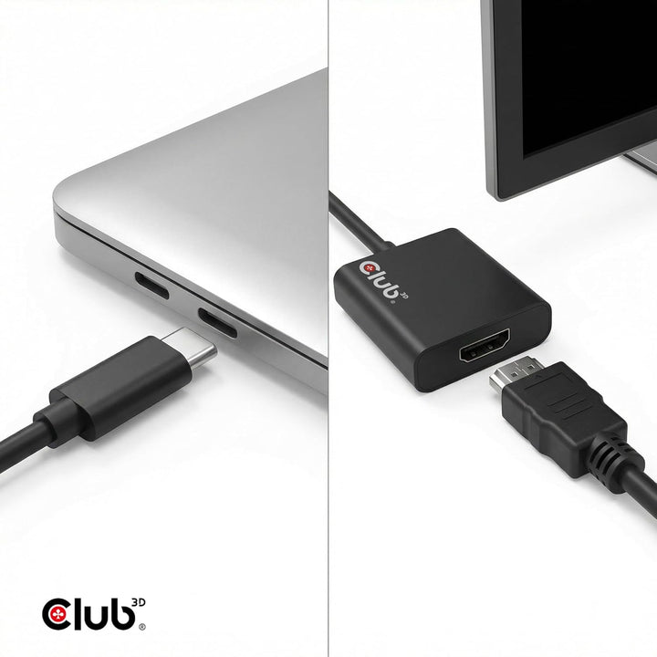 CLUB3D USB 3.1 Type C auf HDMI 2.0 UHD 4K 60HZ Aktiver Adapter - Kabelschnittstellen-/adapter (USB 3