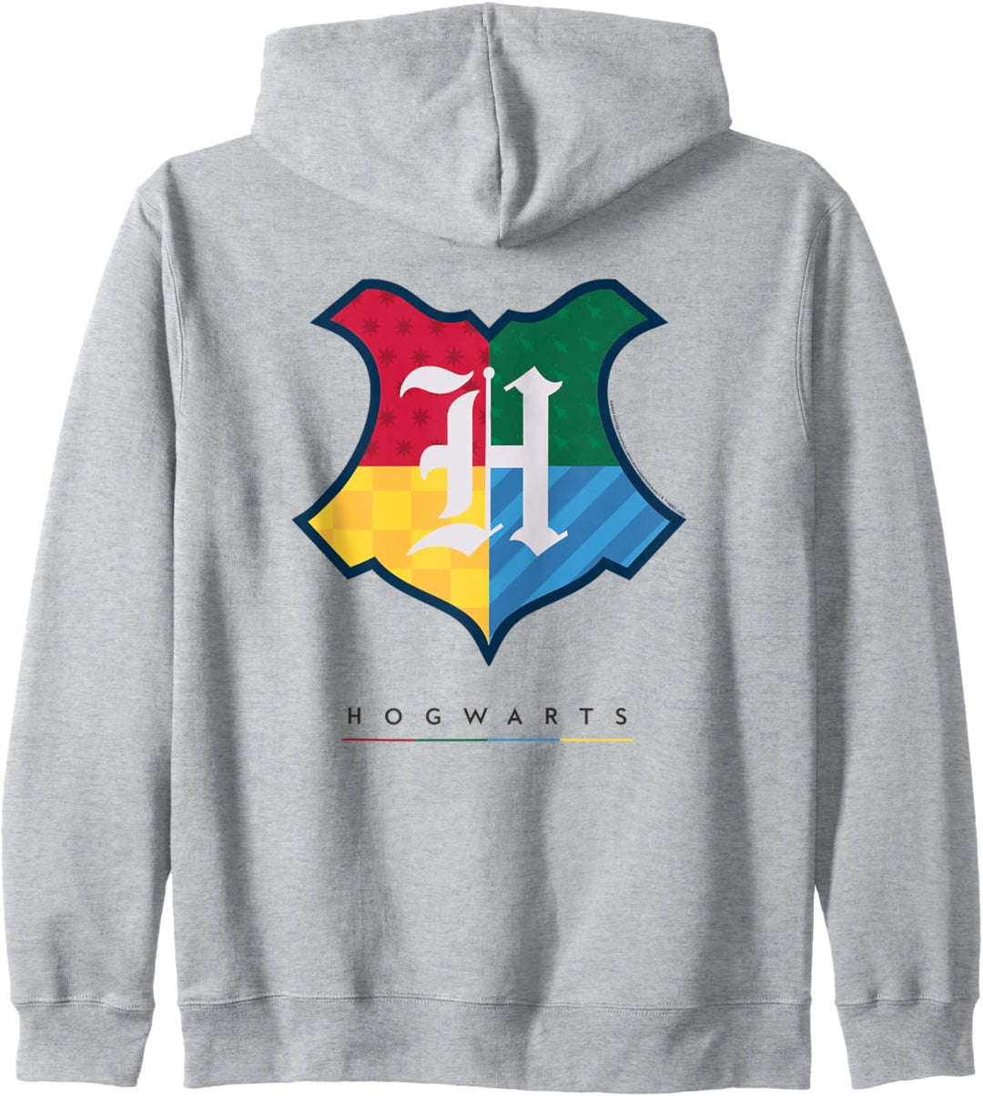 Harry Potter Hogwarts Multi Colored Shield Crest Kapuzenjacke