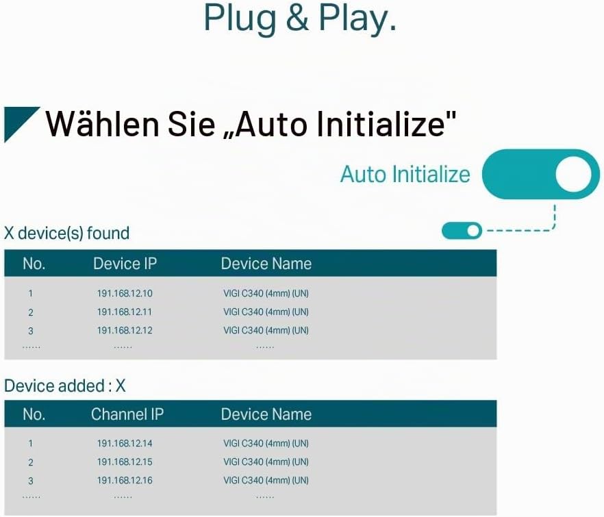 TP-Link VIGI NVR1008H-8MP Netzwerk-Videorekorder (NVR) Schwarz