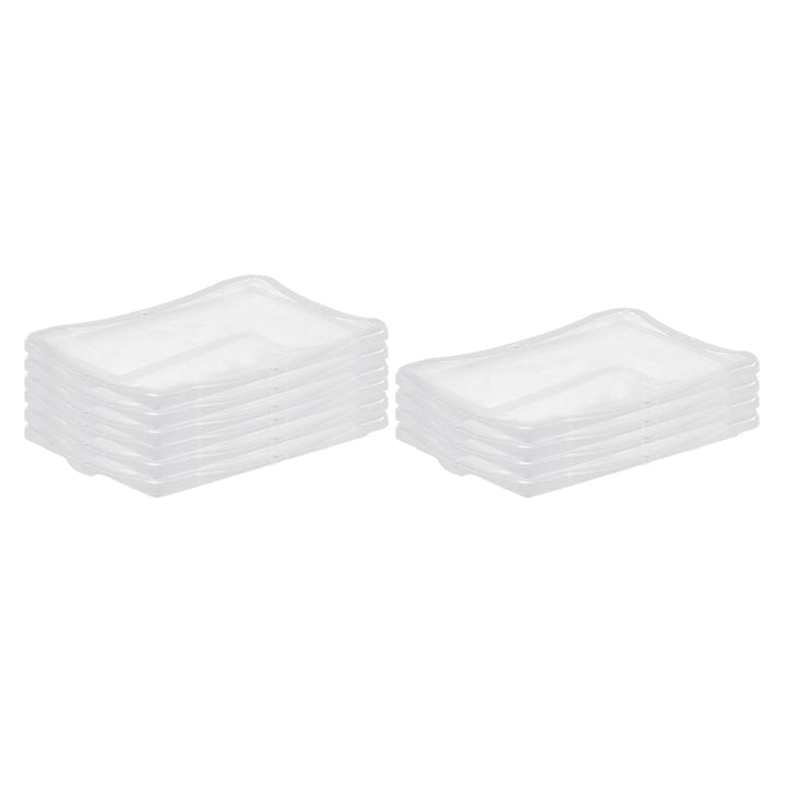 PROREGAL SuperSparSet 10x Klickdeckel für transparente Eurobehälter BasicLine mit geschlossenem Grif