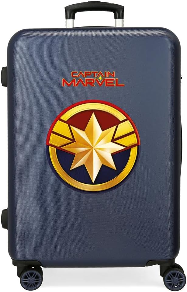 Marvel Avengers All Avengers Mittlerer Koffer Blau 48x68x26 cms Hartschalen ABS Kombinationsschloss