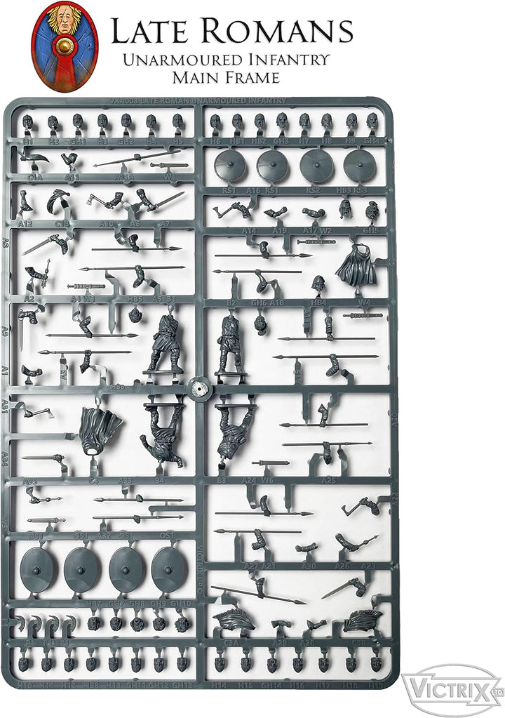 Victrix Ltd Spätrömische Infanterie, unbewaffnet