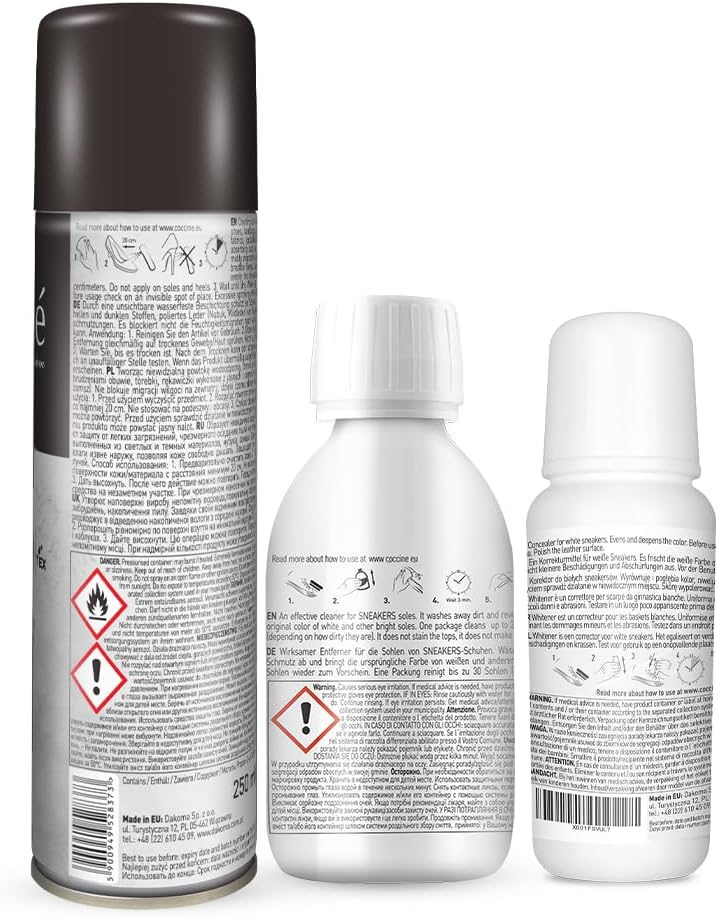 Cocciné - Sneaker Whitener, Schuhreiniger Weisse Schuhe, Schuh Weissmacher, Sneaker Cleaner Weiss, S