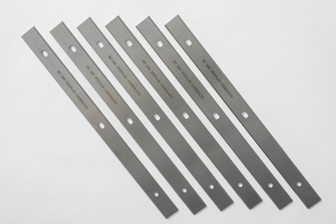 6 Stück HSS Güde GADH 254 Hobelmesser 260x19x1,5mm