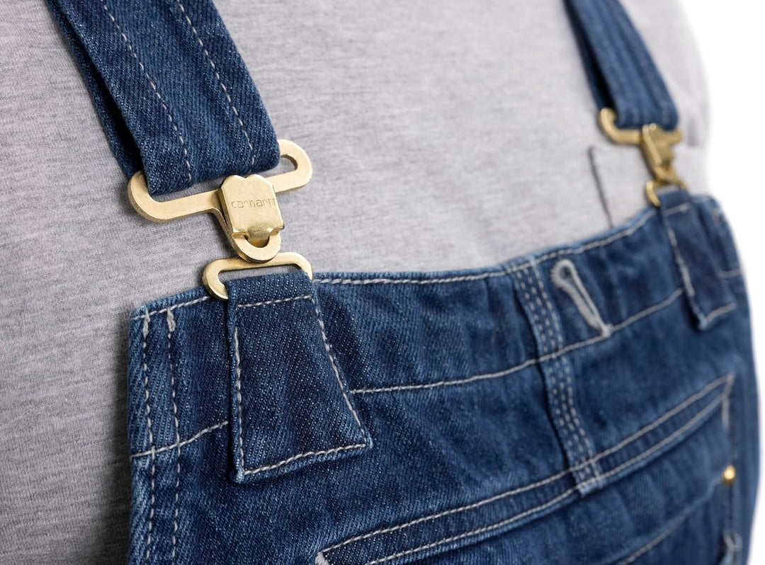 Carhartt Herren Loose Fit Denim Bib Overall Latzhose 30W / 30L Darkstone, 30W / 30L Darkstone