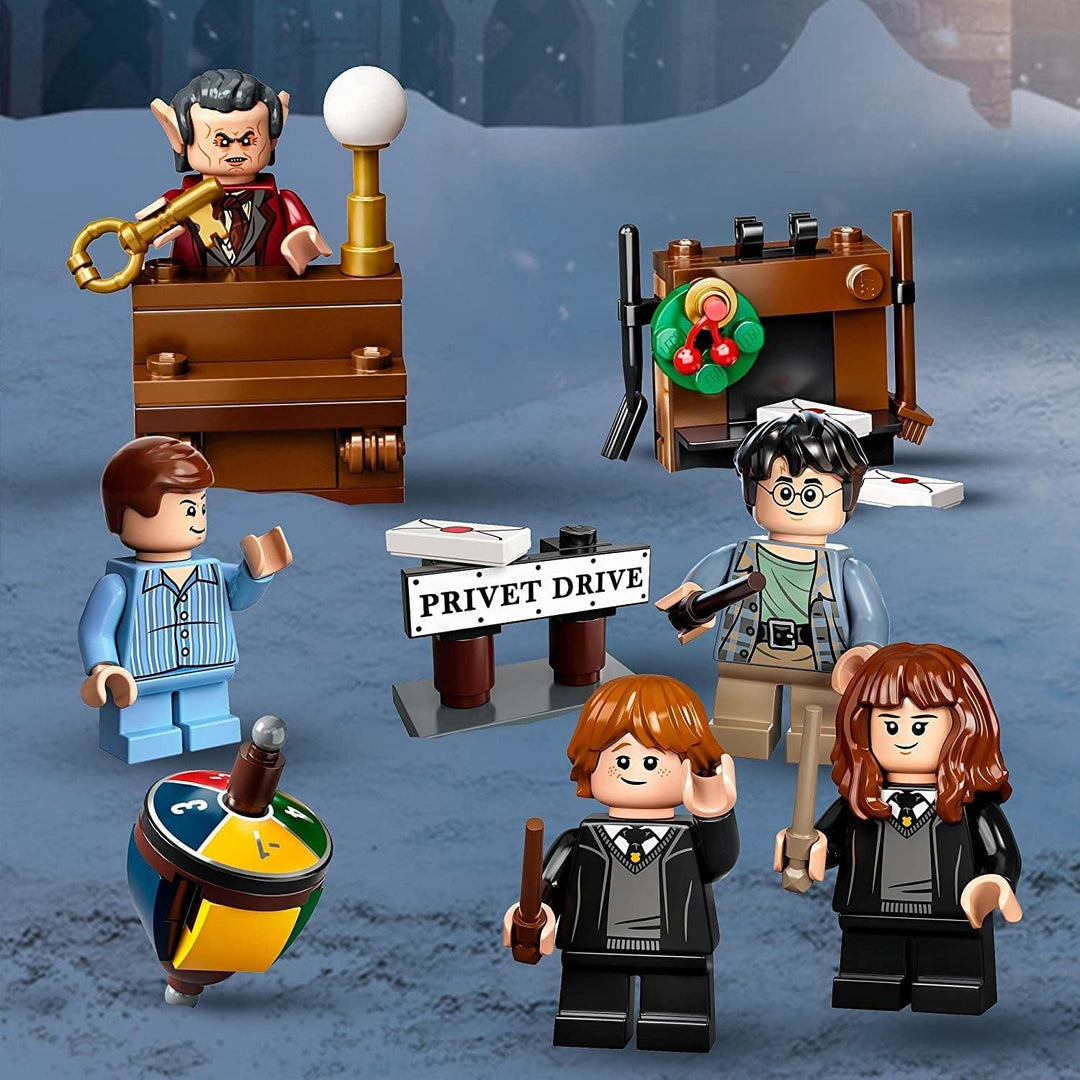 LEGO 76390 Harry Potter Adventskalender 2021, Weihnachtskalender, Kinder ab 7 Jahren mit 6 Minifigur