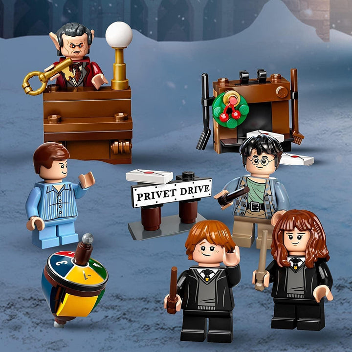 LEGO 76390 Harry Potter Adventskalender 2021, Weihnachtskalender, Kinder ab 7 Jahren mit 6 Minifigur