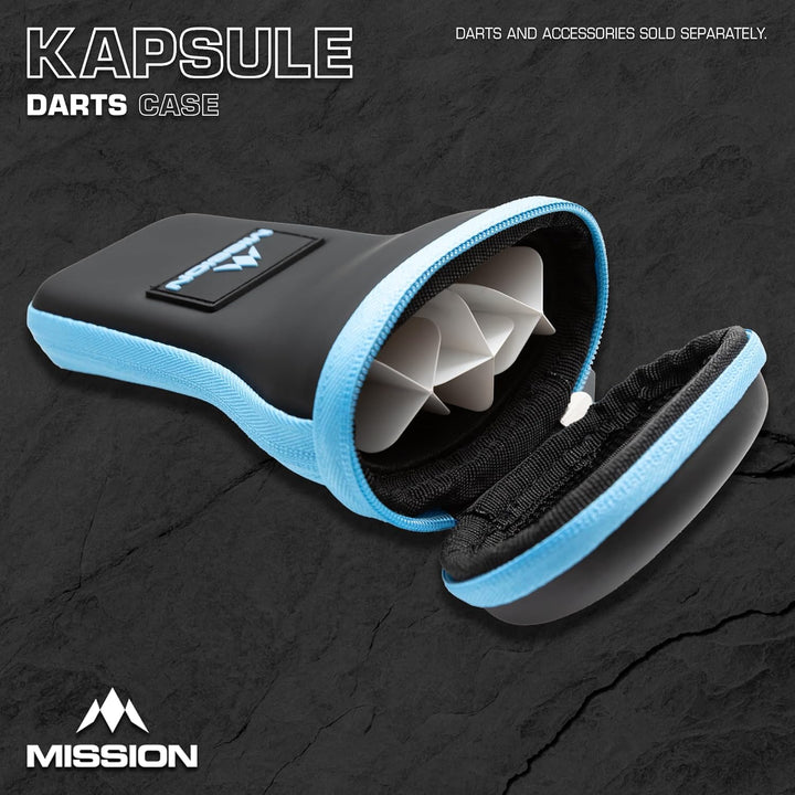 Mission | Kapsule | Eva Case | Schwarz & Blau | Darttasche/Aufbewahrungstasche