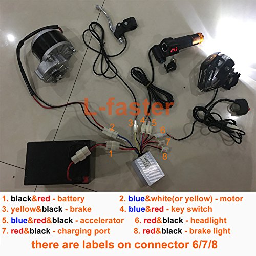 L-faster 1000w Elektro - Motorrad - kit mit 25h kettenantrieb high - Speed - Elektro - Roller ersatz