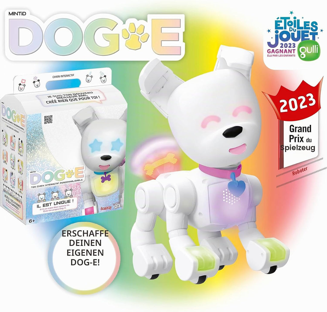 Lansay Dog-E – Echter interaktiver Roboter-Hund – Junior – ab 6 Jahren