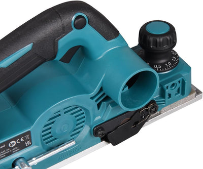 Makita KP001GZ Akku-Hobel 40V max. (ohne Akku, ohne Ladegerät), Petrol