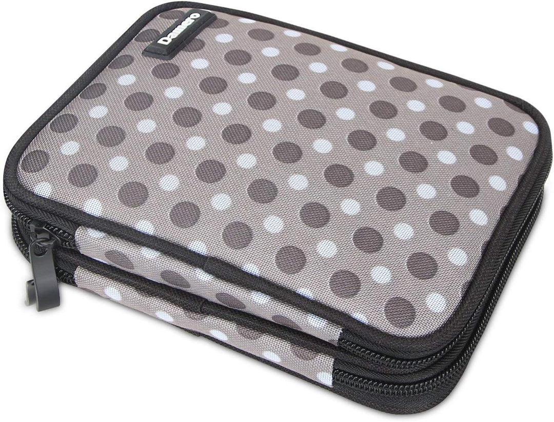 Damero Häkelnadeln-Tasche, Stricktasche für Stricknadeln, Handarbeitstasche für Haken, Stricken, Gra