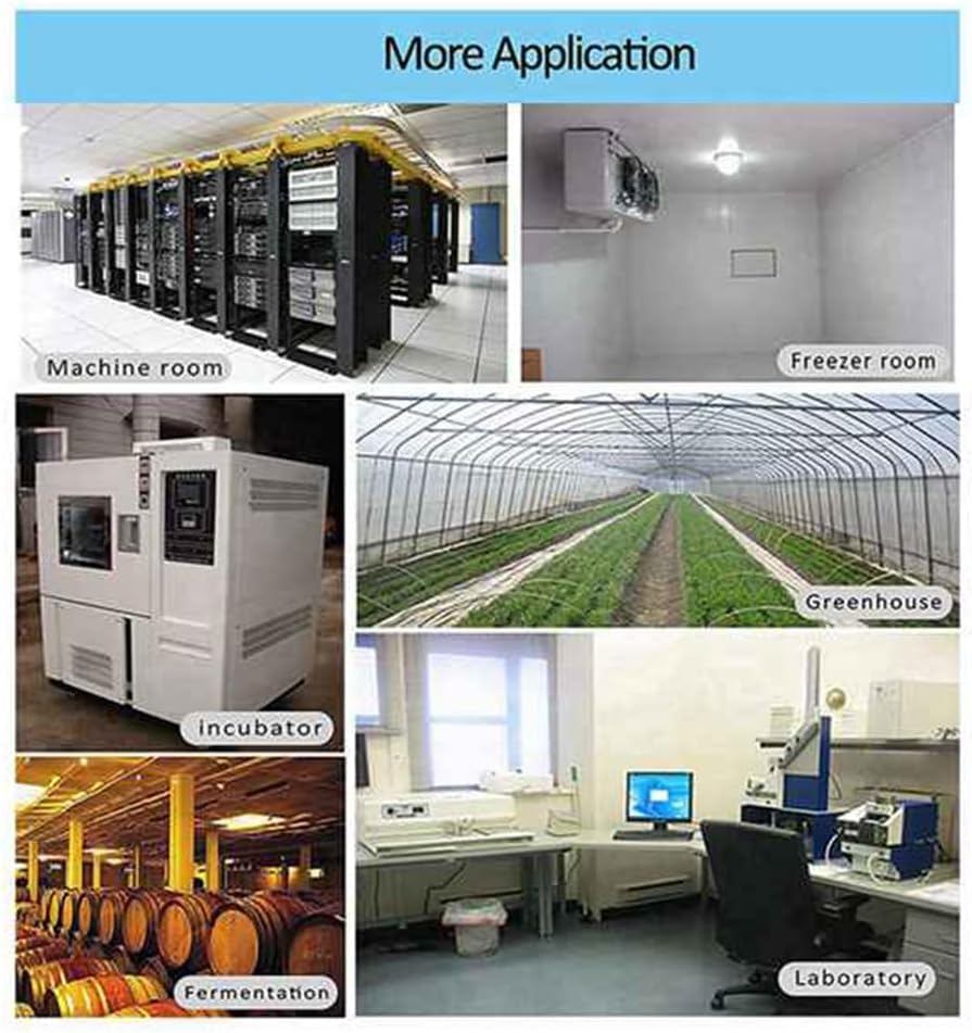 Tuya Zigbee Temperatur- und Feuchtigkeitssensor-Alarm mit LED-Anzeige für die Fermentation Von Sämli