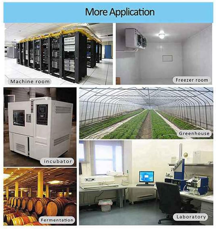 Tuya Zigbee Temperatur- und Feuchtigkeitssensor-Alarm mit LED-Anzeige für die Fermentation Von Sämli