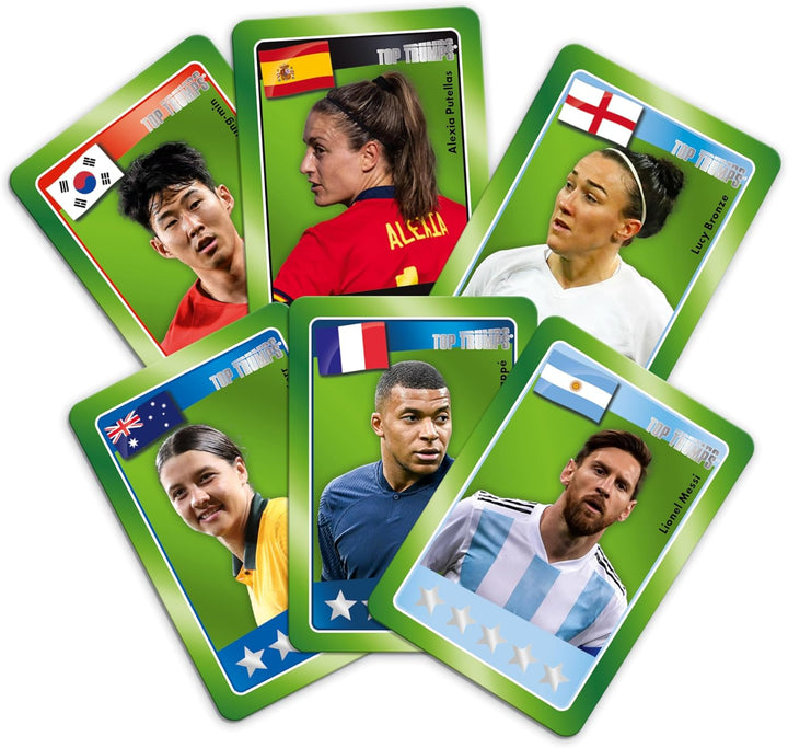 Top Trumps Match Weltfussballstars Edition - WFS Match Beliebte Brettspiele - Gedächtnisspiel für Fa