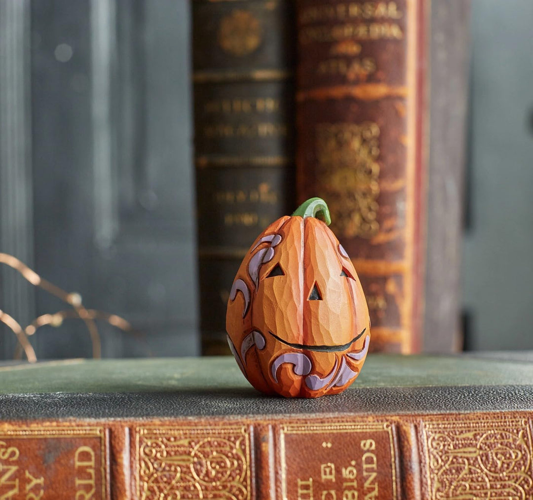 Enesco Jim Shore Heartwood Creek Halloween-Korb und Miniatur-Figuren-Set, 21 cm, mehrfarbig