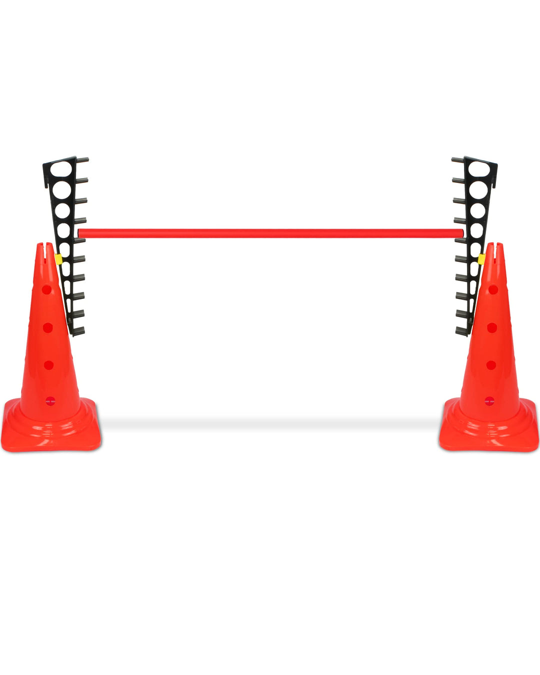 Kombi Leiterhürde 50 mit Stange 100 cm – Parcours-Hindernis für Agility-Training – Sprung- & Slalom-