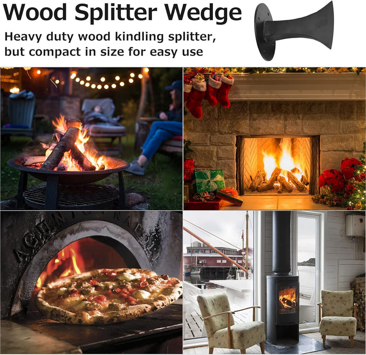 Holzspalter-Keil Schwerlast-Kleinholz-Anzünder-Splitter Manueller Holzspalter für kleinen Kamin-Holz