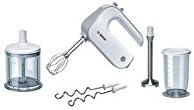 Bosch Handrührer Styline MFQ4080, 2 Rührbesen, 2 Edelstahl-Knethaken, spülmaschinengeeignet, Zerklei