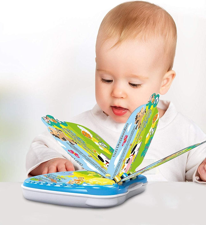 Clementoni 17190 Mein erstes Tierbuch – sprechendes Lernbuch – Kinder 6 – 36 Monate, Single, Mehrfar