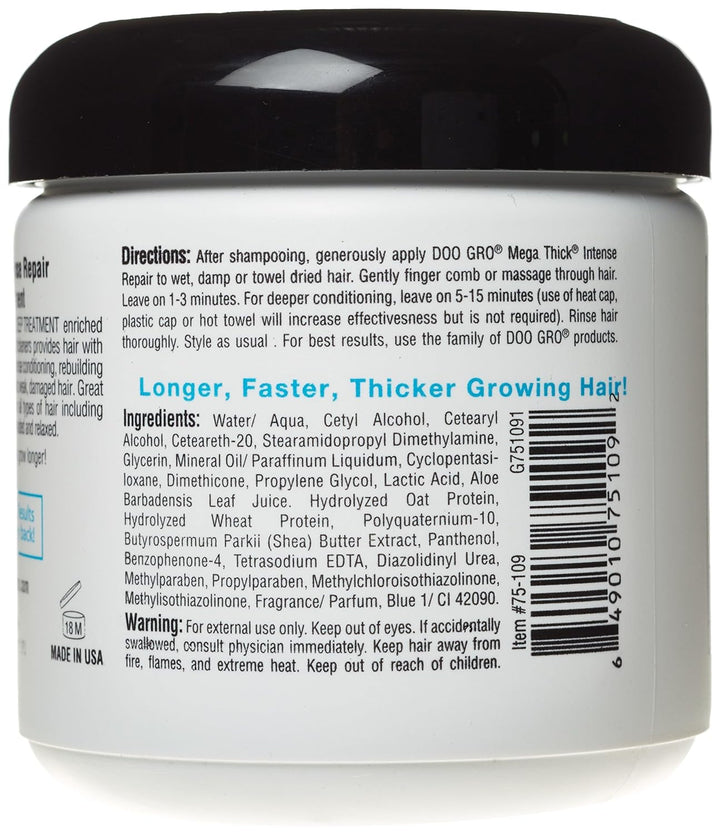 Doo Gro Mega Long Extreme Rekonstruktor 16oz mit Mega Thick Intense Repair 16oz & Stimulating Growth