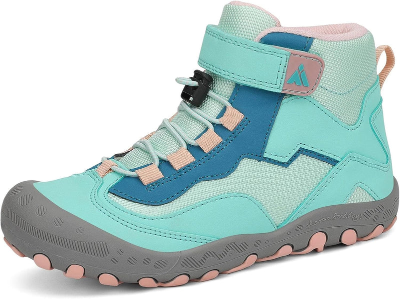 Mishansha Kinder Wanderschuhe Rutschfest Leicht Trekking Wanderstiefel für Jungen Mädchen Gr.24-38 G