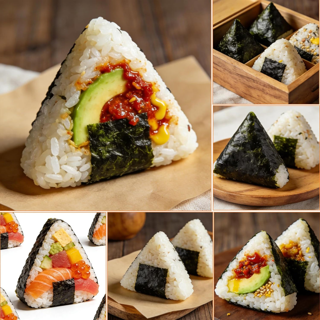 Dreiecks Onigiri Maker Form Sushi Maker Form für Sushi Triangle Reisbällchen-Former mit Pressform Ja