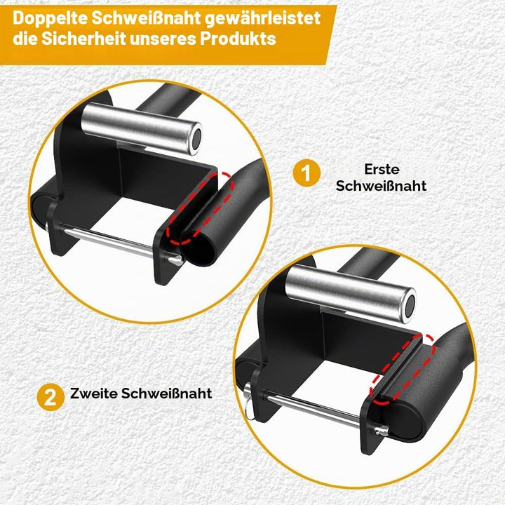Kipika Power-Rack-Zubehör für 5/8" und 1" Löcher - Hochbelastbare Heimfitnessausrüstung für 2x2 oder