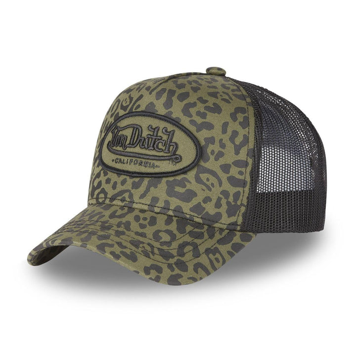 Von Dutch Kappe für Herren &amp; Damen, verstellbar, Truckermütze, originell und bequem, Schwarz, Grün,