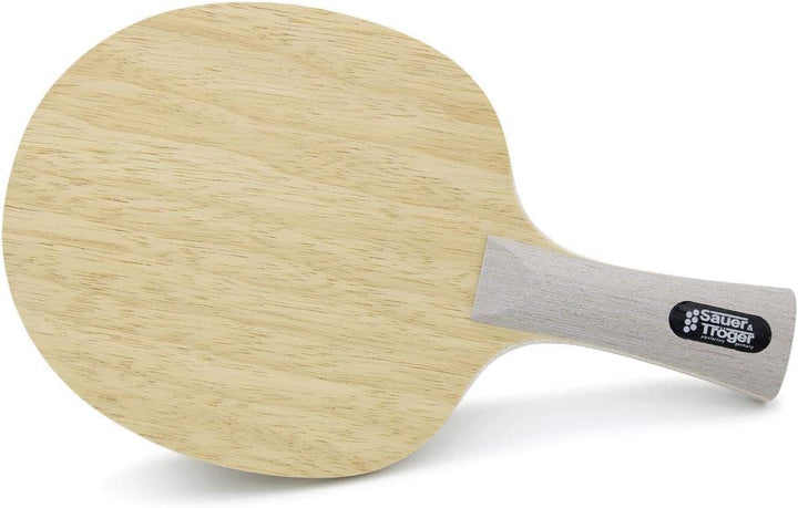Sauer & Tröger Tischtennis Offensiv Holz für Noppenspieler | Kasalla | Gerade Konkav, Konkav