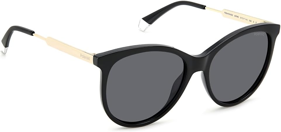 Polaroid Unisex Sunglasses 57 807/M9 Black, 57 807/M9 Black