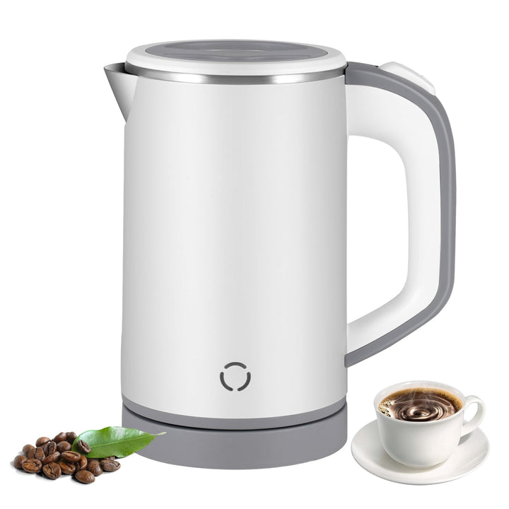 Wasserkocher Klein 800ml, 600W Reisewasserkocher Wasserkocher, Reise Wasserkocher mit 360° Basis | A