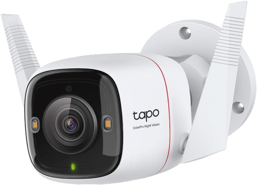 Tapo C325WB Überwachungskamera Aussen, ColorPro Nachtsicht, Objektiv mit Superblende, 2K Hochauflösu