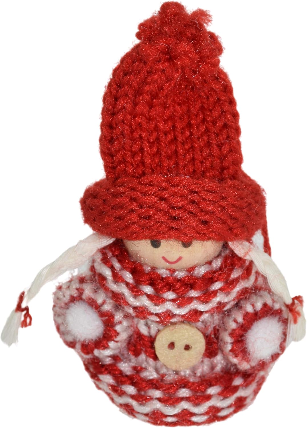 CREOFANT 24 Stück Wichtel Nordic 8cm· Wichtel Dekoanhänger · Weihnachtsdekoration Wichtel · kleine W