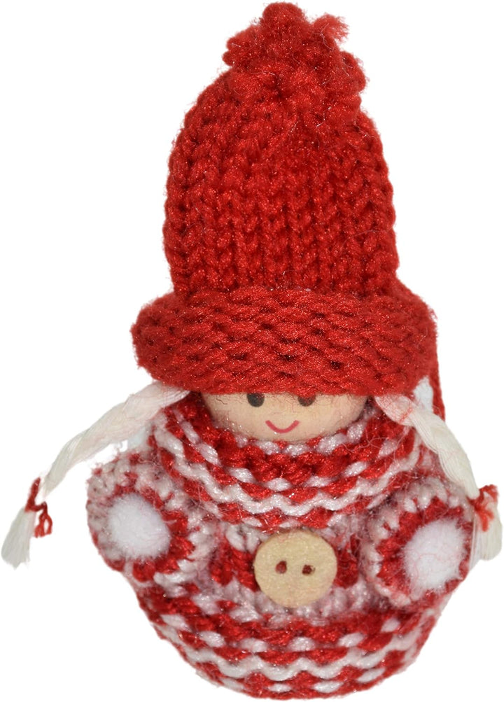 CREOFANT 24 Stück Wichtel Nordic 8cm· Wichtel Dekoanhänger · Weihnachtsdekoration Wichtel · kleine W