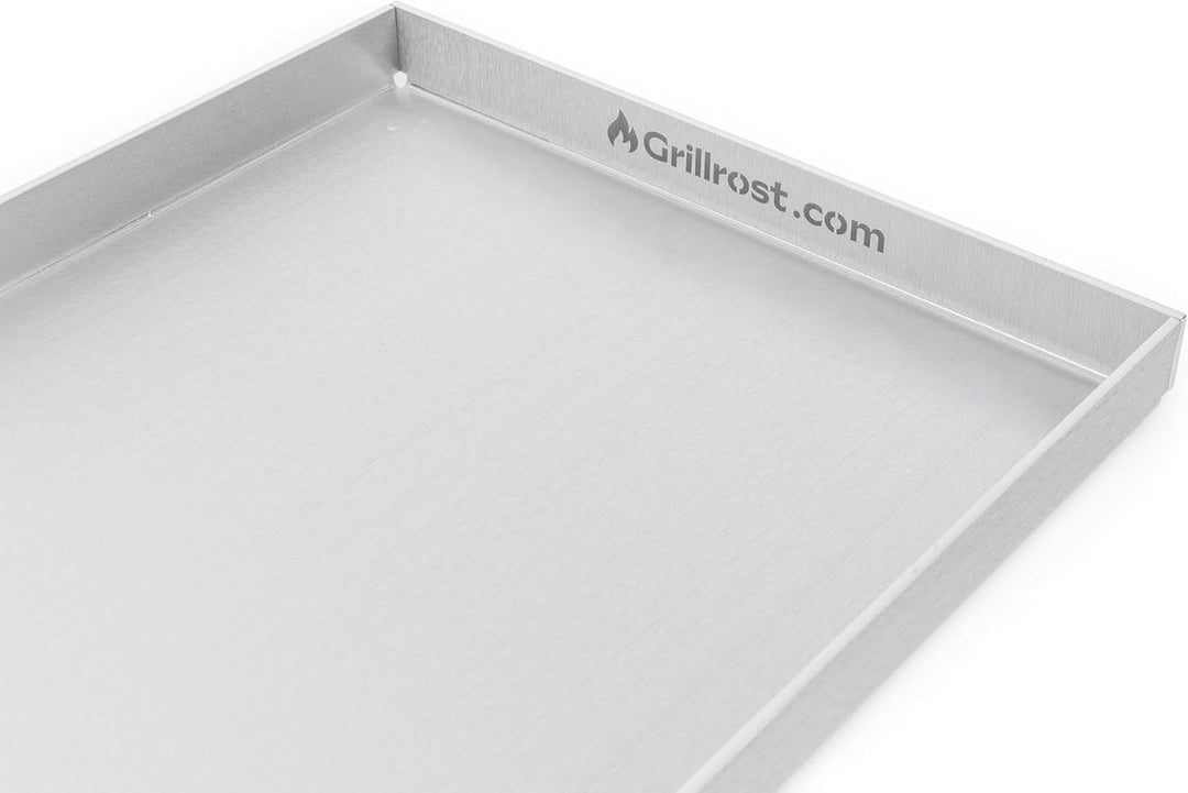 Edelstahl Grillplatte - Plancha 43,5 x 33cm - für Broil King Baron 43.5x33cm - Broil King Baron, 43.