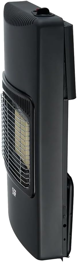 Svan Estufa Cerámica Negro SCEBC4200P. 4200W, 3 Niveles de potencia, Calefacción por Plato cerámico,