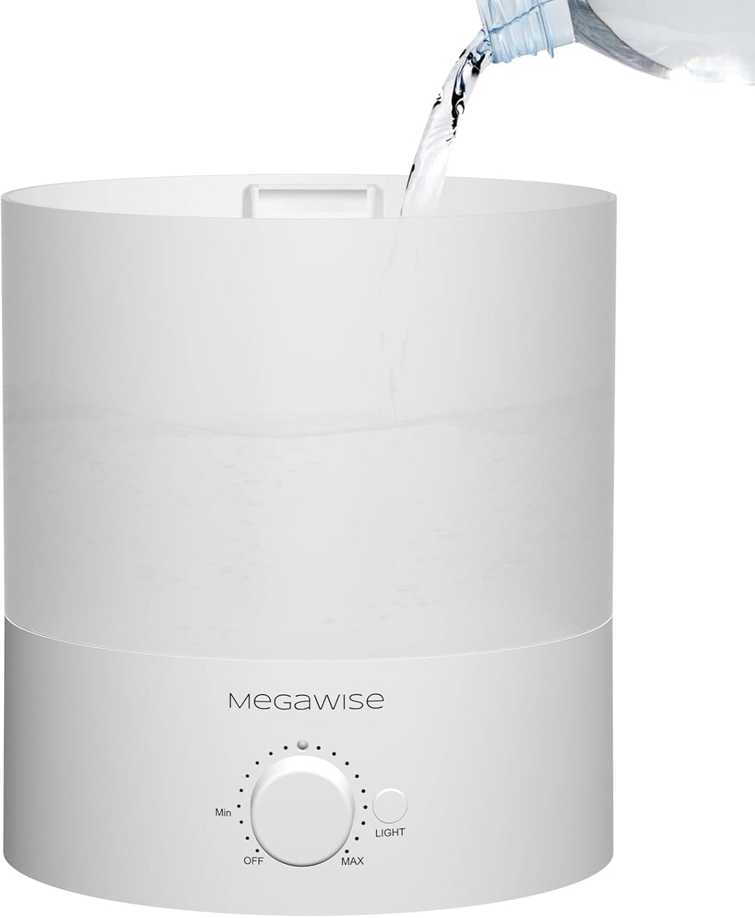 H1-XIT Cool Mist Luftbefeuchter mit Top-Nachfüll-Design, 2 l Kapazität, hoher Nebelausgang, kein Aus