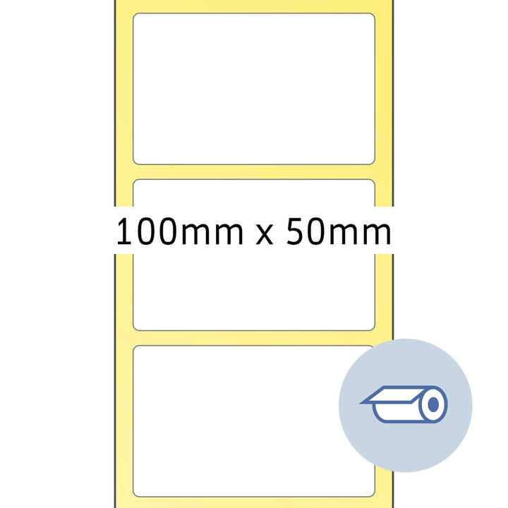 HERMA 4090 Thermodrucker Etiketten, 2000 Stück, 100 x 50 mm, selbstklebend, Thermotransfer Etiketten