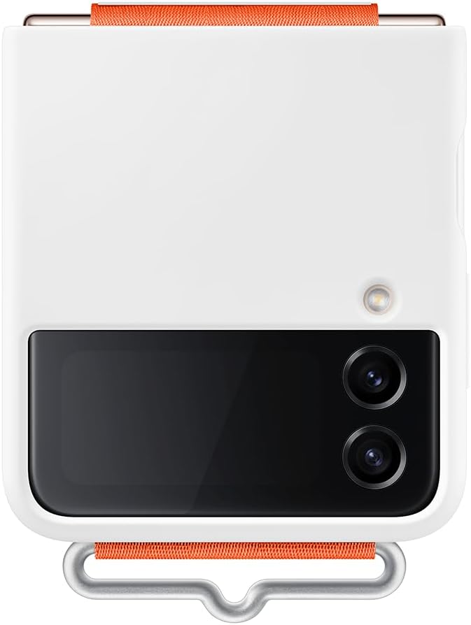 Samsung Silicone Cover mit Strap EF-GF721 für das Galaxy Z Flip4 | Smartphone Cover, Handy-Hülle, Si