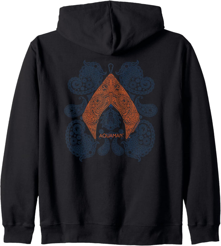 Aquaman Movie Aqua Paisley Kapuzenjacke